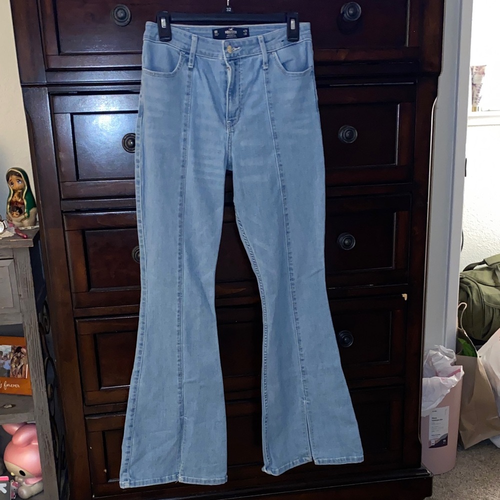 Hollister Light Denim Flare Jeans